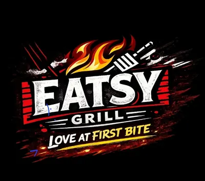 Eatsy Grill halal food trailer logo